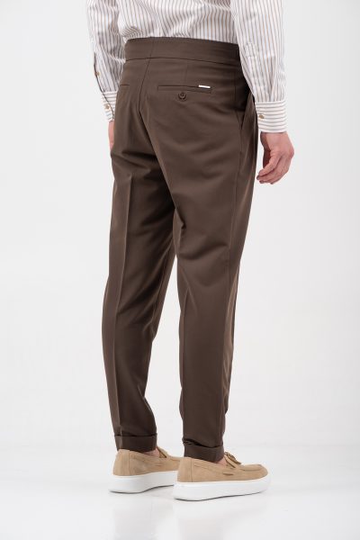 Ανδρικό υφασμάτινο Παντελόνι Vittorio / 500-2526-MEZZANO BROWN - Image 6