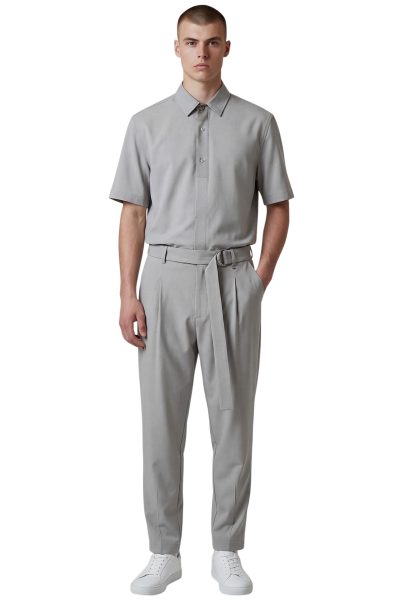 Παντελόνι Straight Fit Vittorio 500-26-BALERE GREY - Image 3