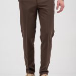 VITTORIO υφασμάτινο παντελόνι - 500-26-DIVERSO BROWN