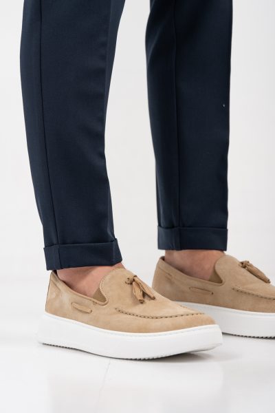 VITTORIO υφασμάτινο παντελόνι - 500-26-DIVERSO BLUE - Image 8
