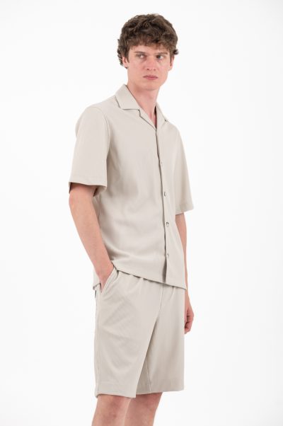 VITTORIO ανδρικό Overshirt  800-26-VERONA STONE - Image 8