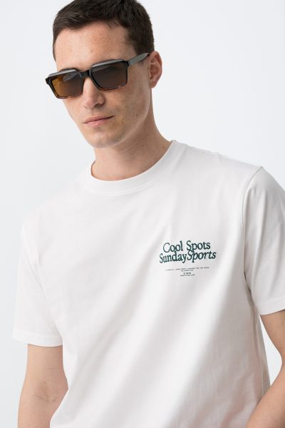 TIFFOSI ανδρικό κοντομάνικο t-shirt - 10064341-001 Άσπρο - Image 2