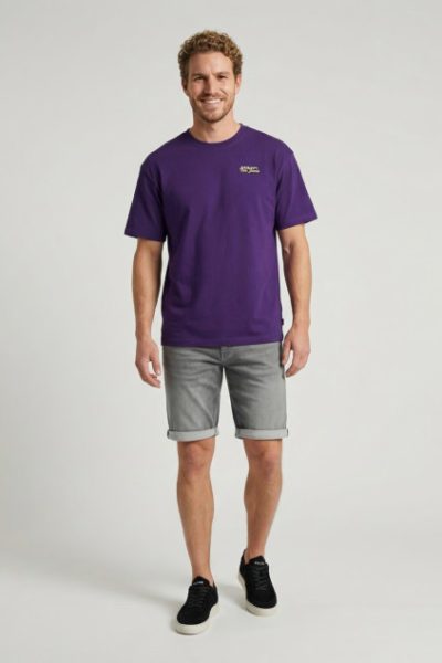 CARSJEANS ανδρικό κοντομάνικο t-shirt - 6017166 PURPLE