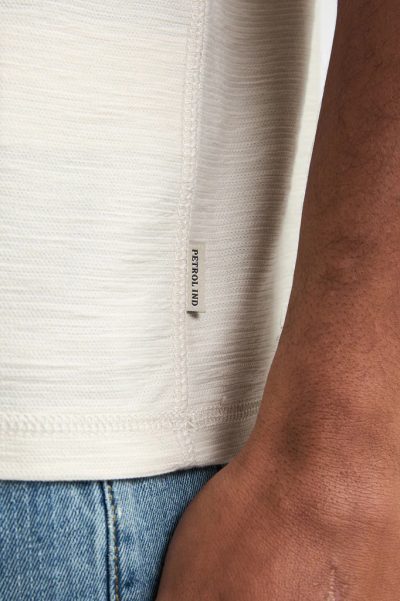 Petrol Industries ανδρικό κοντομάνικο t-shirt - M-1060-TSR6100112 Εκρού - Image 10