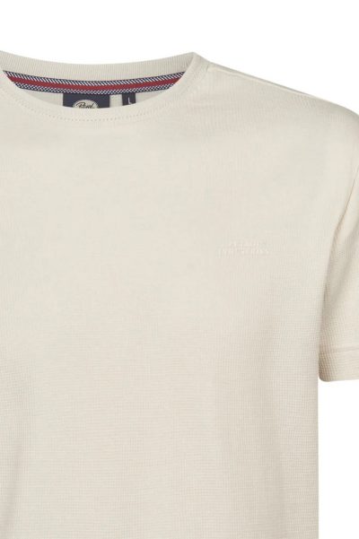 Petrol Industries ανδρικό κοντομάνικο t-shirt - M-1060-TSR6210112 Εκρού - Image 10