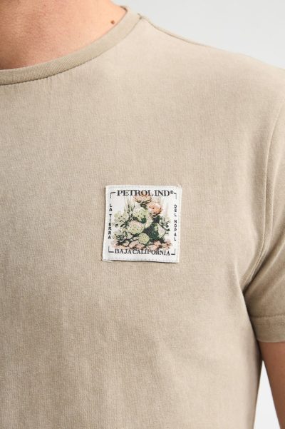 Petrol Industries ανδρικό κοντομάνικο t-shirt - M-1060-TSR6237130 Μπεζ - Image 6