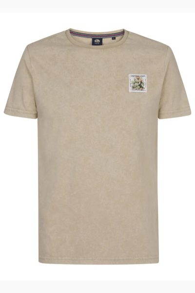 Petrol Industries ανδρικό κοντομάνικο t-shirt - M-1060-TSR6237130 Μπεζ - Image 8