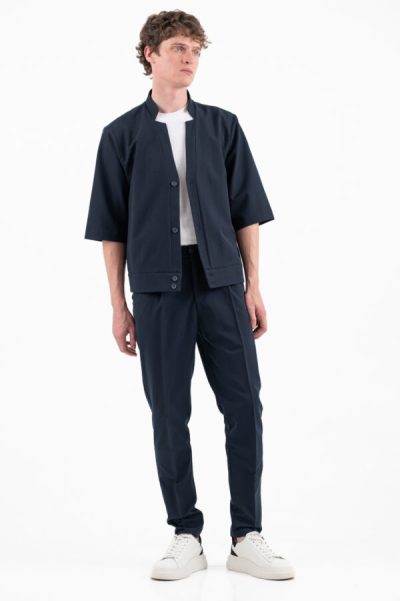 VITTORIO ανδρικό Overshirt  300-26-BENITO BLUE - Image 7