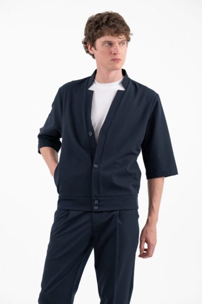 VITTORIO ανδρικό Overshirt  300-26-BENITO BLUE - Image 9