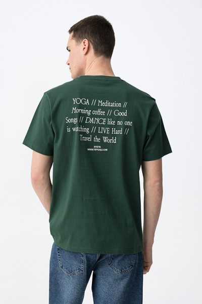 TIFFOSI ανδρικό κοντομάνικο t-shirt - 10064341-868 Πράσινο - Image 6