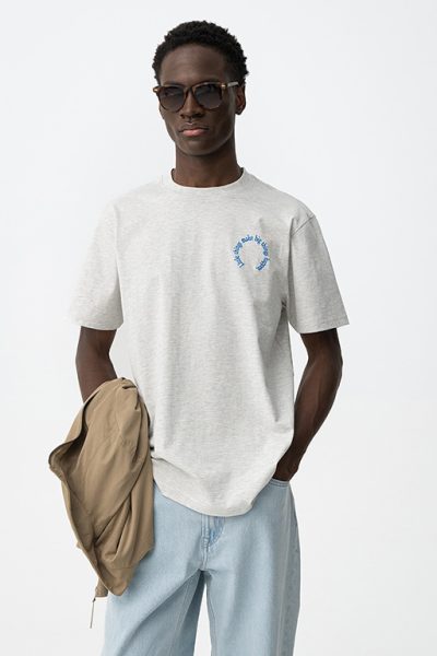 TIFFOSI ανδρικό κοντομάνικο t-shirt - 10064341-039 Γκρι - Image 8