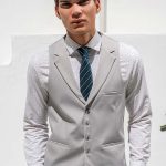 VITTORIO ανδρικό γιλέκο - 1100-26 DIVERSO-AR GREY