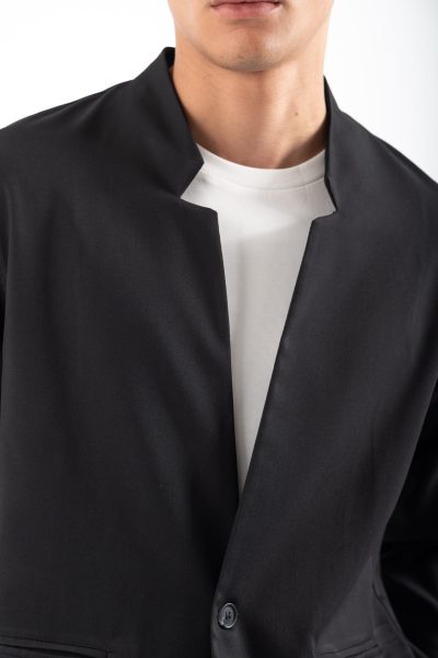 VITTORIO ανδρικό Overshirt  300-25-ALBERTO BLACK - Image 13