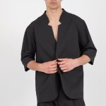 VITTORIO ανδρικό Overshirt  300-25-ALBERTO BLACK
