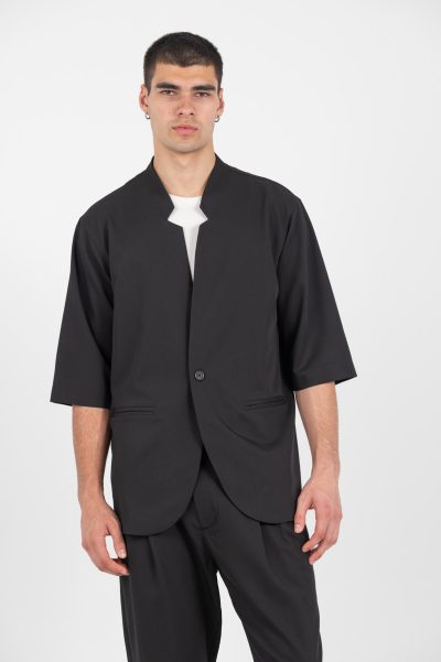 VITTORIO ανδρικό Overshirt  300-25-ALBERTO BLACK - Image 10