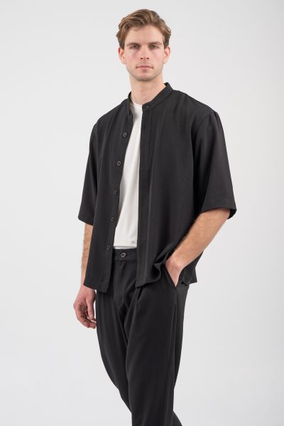 VITTORIO ανδρικό Overshirt  300-26-MORRONE black - Image 8