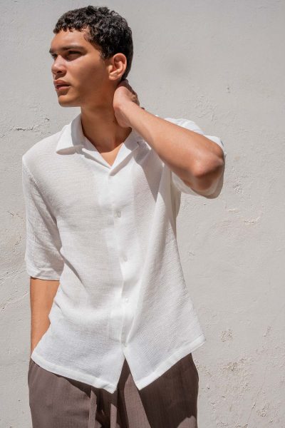VITTORIO ανδρικό πουκάμισο - 800-26-201 OFF WHITE