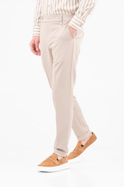 VITTORIO υφασμάτινο παντελόνι - 500-26-DIVERSO BEIGE - Image 6