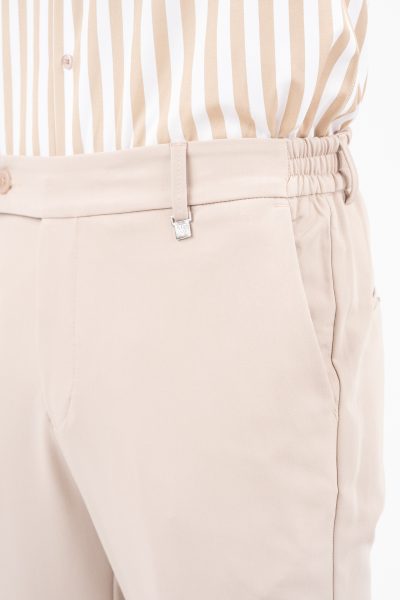 VITTORIO υφασμάτινο παντελόνι - 500-26-DIVERSO BEIGE - Image 9